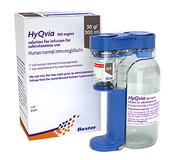 欧盟chmp支持批准baxalta每月一次皮下注射药物hyqvia