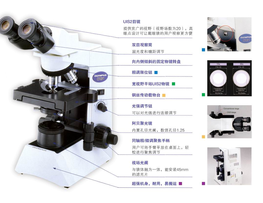 CX-31显微镜  奥林巴斯双（三目）生物显微镜