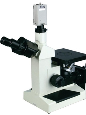 4XCE三目倒置金相显微镜