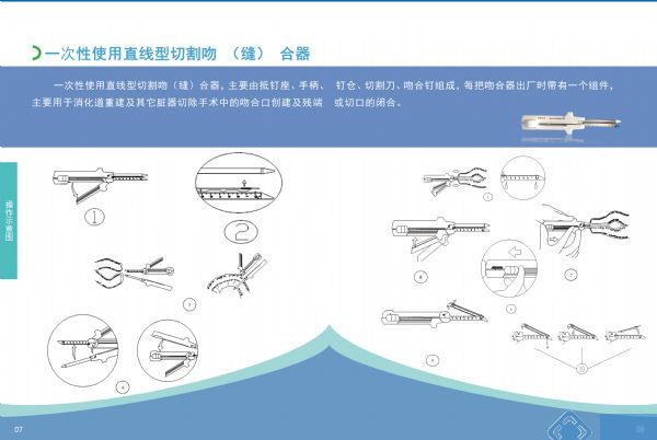一次性使用直线型切割吻（缝）合器及钉仓组件