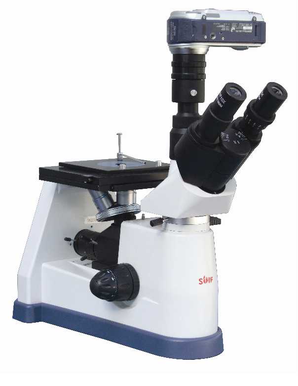 三目倒置金相显微镜4XC-I