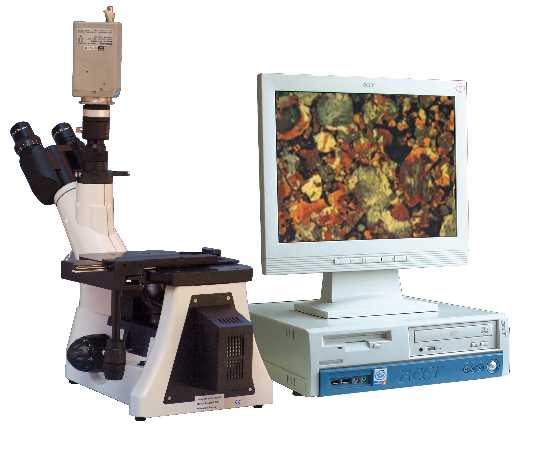三目倒置金相显微镜 4XC-W