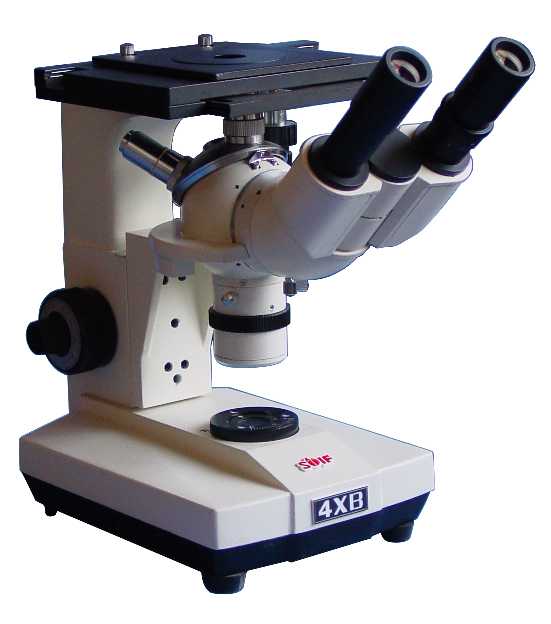双目倒置金相显微镜 4XB