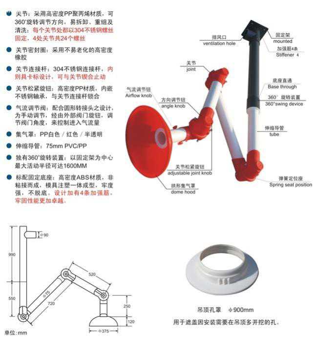 上海万向排气罩