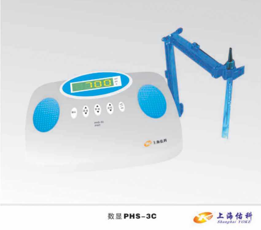 上海佑科数显PHS-3C酸度计