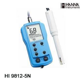 哈纳HANNA HI9812-5N便携式pH/EC/TDS/温度测量仪|多参数水质测式仪