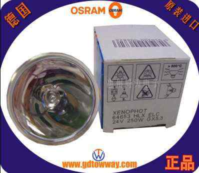 OSRAM 64653 24V250W GX5.3酶标仪杯泡