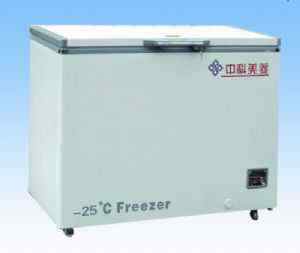 -10-25℃166L卧式顶开门低温冰箱