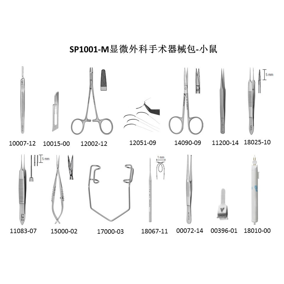 显微外科手术器械包-大鼠