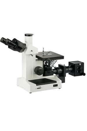 4XC三目倒置金相显微镜
