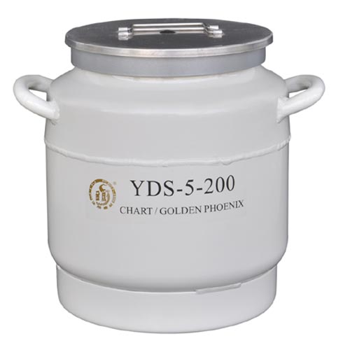 金凤大口径液氮生物容器YDS-5-200