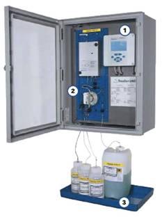 在线氨氮分析仪（型号TresCon UNO A111，德国WTW）