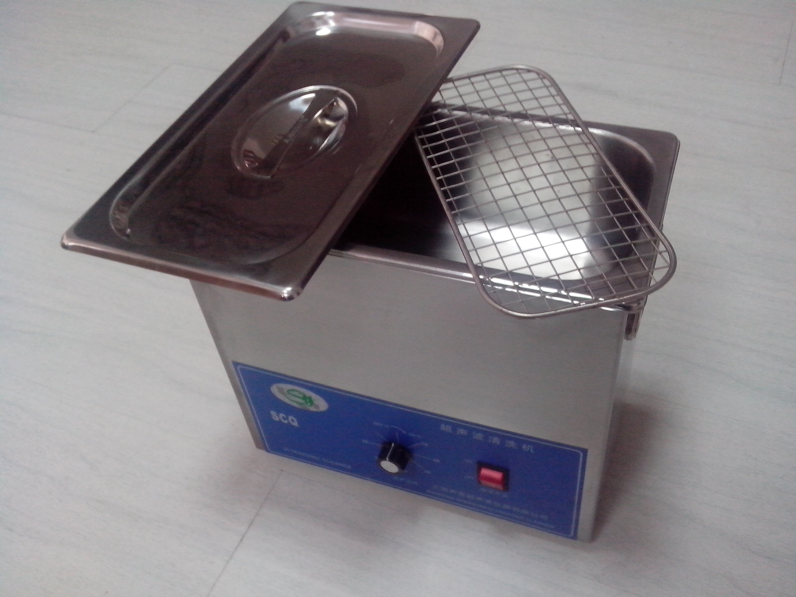 台式超声波清洗机数控加热SCQ-250B2 小型超声波清洗机器