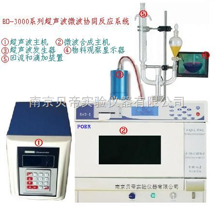 分体式超声波微波组合反应系统