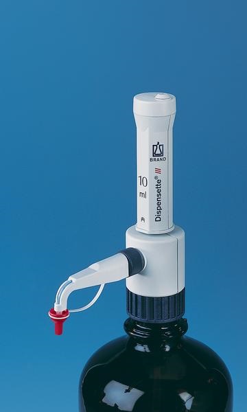 Dispensette III瓶口分液器，固定量程型，10 ml，含有SafetyPrime安全回流阀