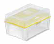 TipBox吸头盒， 空盒， 含蓝色吸头盒托架，适用于1000 ul的吸头