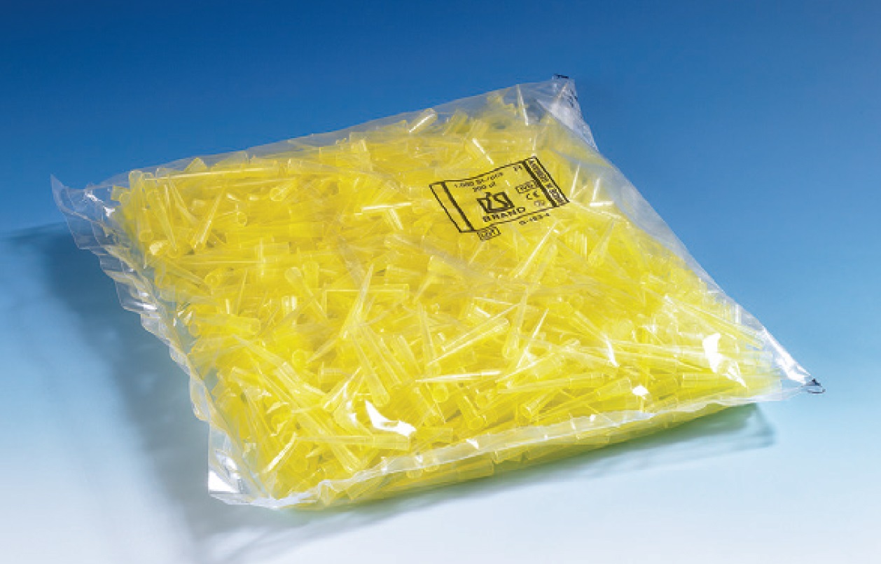 散装移液器吸头，PP材质，2-200 ul，黄色，未灭菌，符合IVD标准
