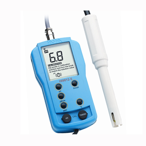 HI9812-5便携式pH/EC/TDS/℃测量仪