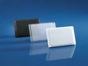 BRANDplates 微孔板，1536孔，cellGrade，PS材质，黑色，F形底，灭菌