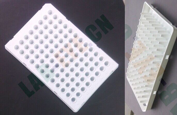 96孔白色PCR板（罗氏480专用）0.1ml 白色半裙边
