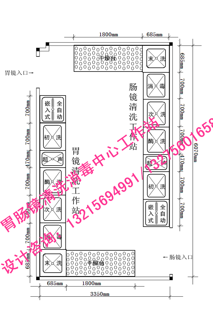 内镜清洗消毒工作站