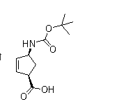 (1R,4S)-4-(叔丁氧羰基氨基)环戊-2-烯甲酸