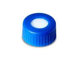 Blue, 12 x 32mm Screw Neck Cap and preslit PTFE/silicone Septum, 100/pkg [186000305]