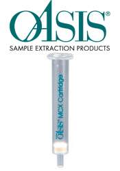 Oasis MCX 6 cc Vac Cartridge, 150 mg Sorbent per Cartridge, 30 μm Particle Size, 30/pk [186000256]