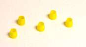 Tefzel Ferrules. 1/8in., yellow, 5/Pkg [WAT037373]