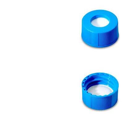 Light Blue 12 x 32mm Cap and preslit PTFE/silicone Septum for LCMS Certified Vials [186005829]