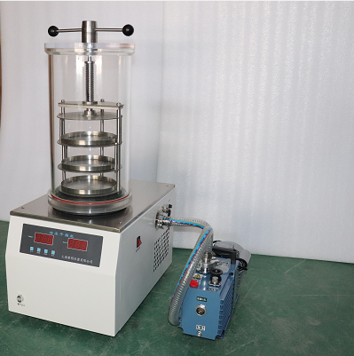 上海豫明品牌-50℃冷冻干燥机-80℃实验型冷冻干燥机冻干机压盖型
