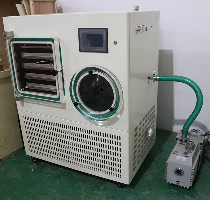 LGJ-30F原位预冻干燥冻干机 中试型真空冷冻干燥机压盖硅油加热