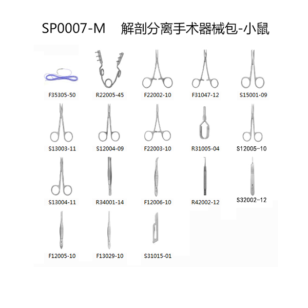 解剖分离手术器械包-小鼠