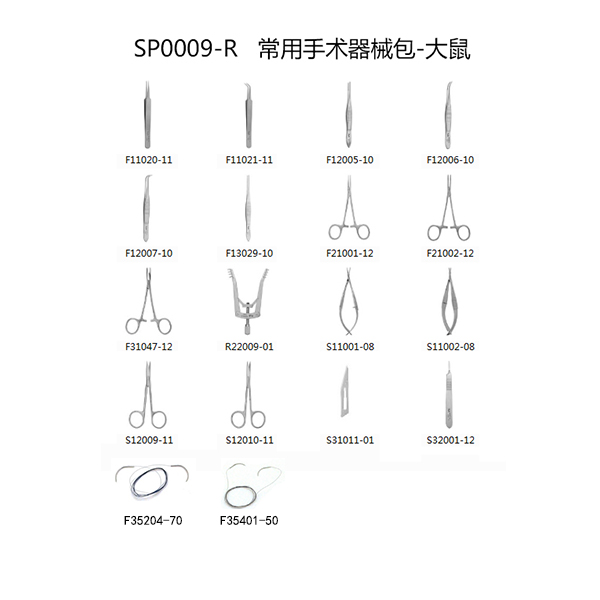 常用手术器械包-大鼠