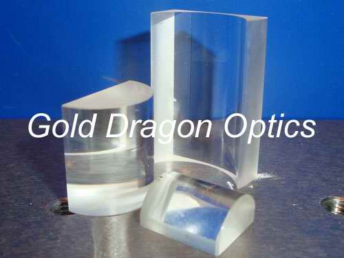 紫外熔石英（JGS1）平凸柱面透镜