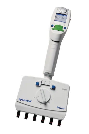 Eppendorf Xplorer&#174; plus Move It&#174;, 6 道, 9&#8239;mm 吸嘴间距, 可调量程, 50 – 1,2