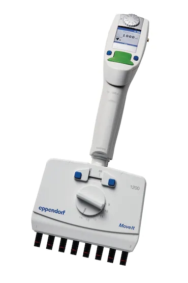 Eppendorf Xplorer&#174; plus Move It&#174;, 8 道, 9&#8239;mm 吸嘴间距, 可调量程, 50–1,200