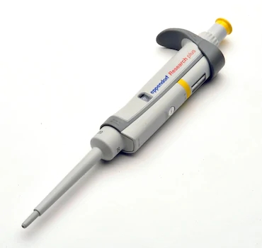 Eppendorf Research&#174; plus 基本型, 单道, 可调量程, 无吸头盒, 20–200μL, 黄色