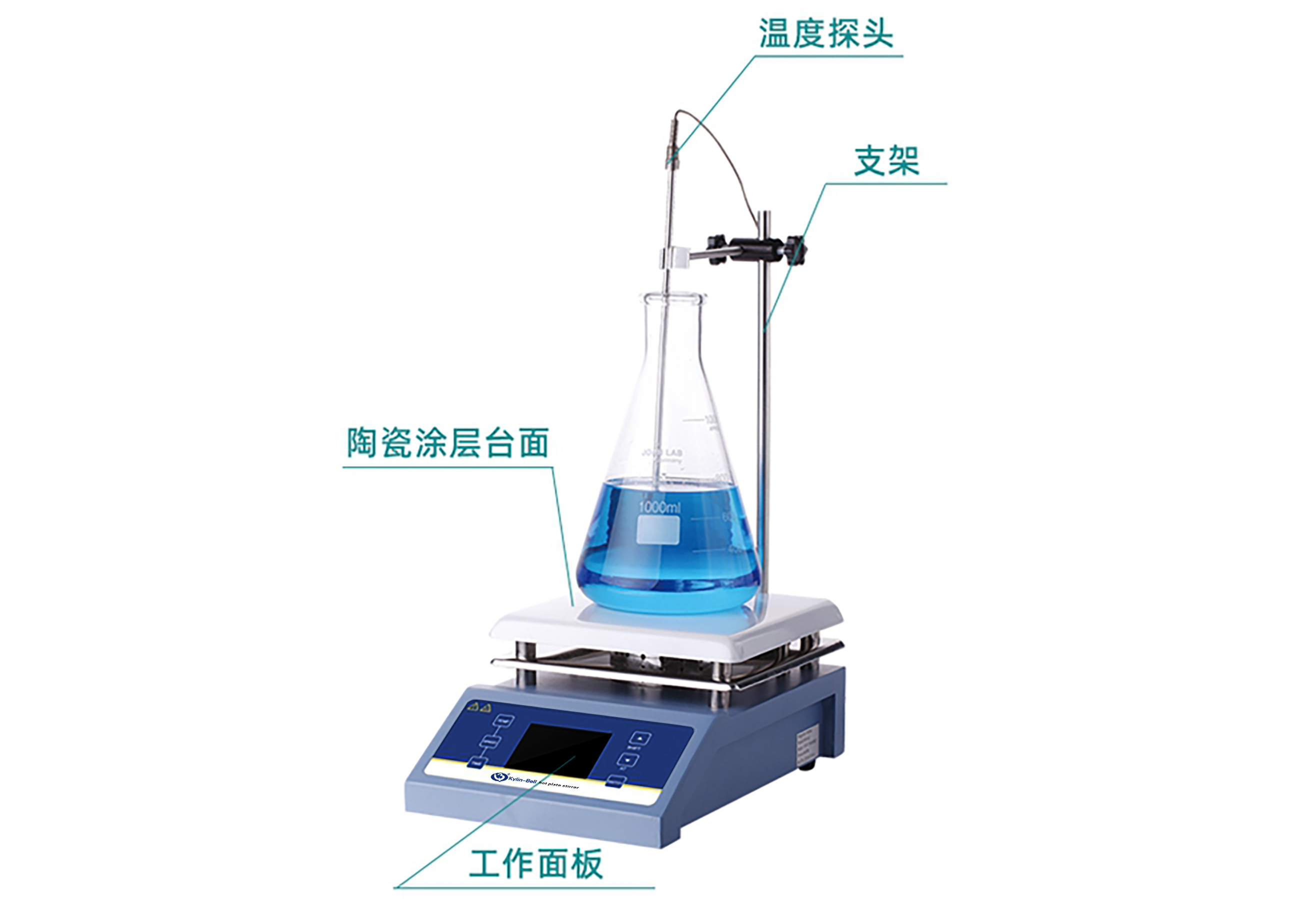 其林贝尔磁力搅拌器(加热数显)