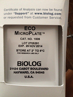 Biolog 生态板 (Biolog:ECO板1506）