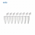 EDO 0.2ml PCR 8联排管 PCR管 样本管 平盖透明