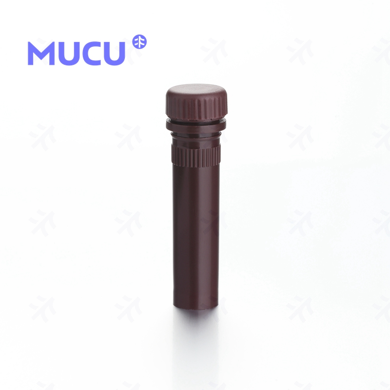 MUCU 2.0ml，木兰色可站立管身，木兰色管盖，管盖一体，盒装灭菌 50个/袋, 10袋/盒，4盒/箱