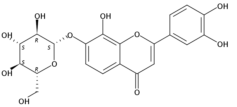 3’,4’,8-三羟基黄酮-7-O-β-D-葡萄糖苷