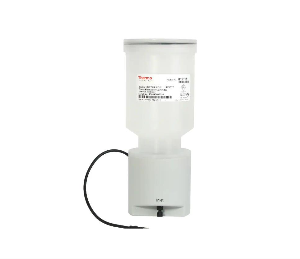赛默飞用于阴离子分析Dionex 氢氧化物EGC 500淋洗液发生罐075778