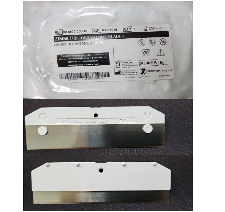 美国Zimmer00-8800-000-10电气动植皮刀刀片(实验室)