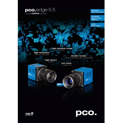 pco.edge 5.5 开创性的sCMOS技术，出色的图像质量
