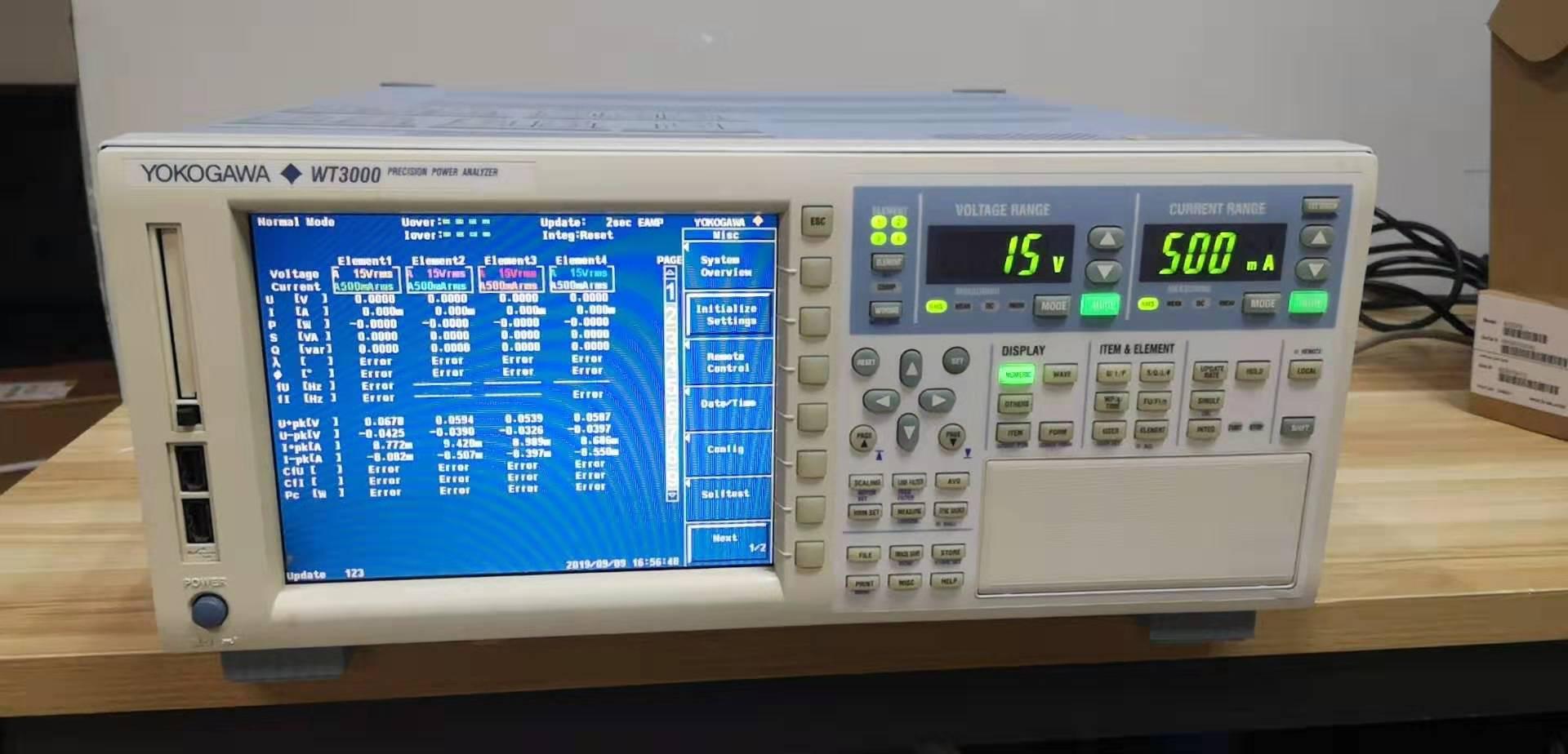 WT3000日本横河高精度功率分析仪
