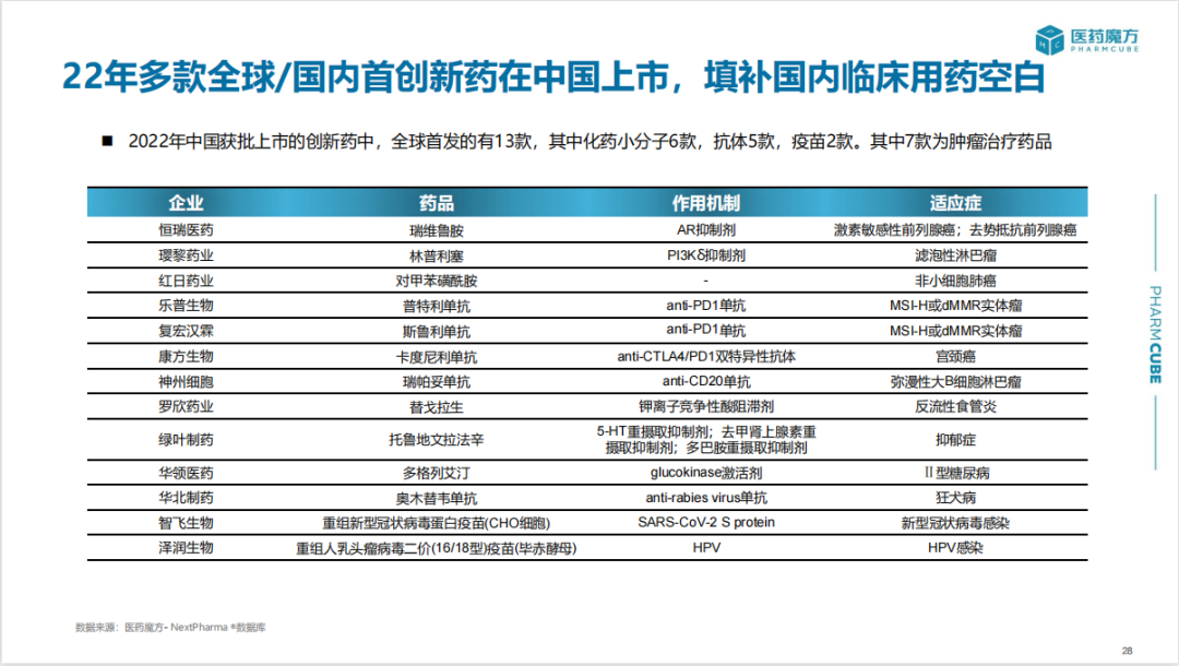 2022年中国新药注册审评分析