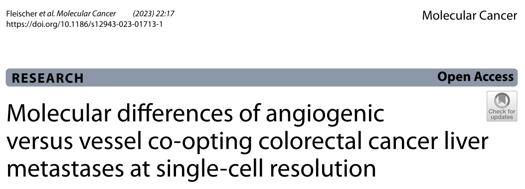 Molecular Cancer: 结直肠癌肝转移分子机制被探明