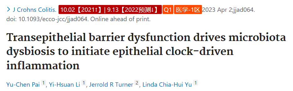 苏黎世大学：天然多胺亚精胺显著改善结肠炎